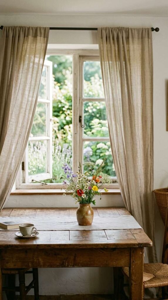 Natural Linen Curtains
