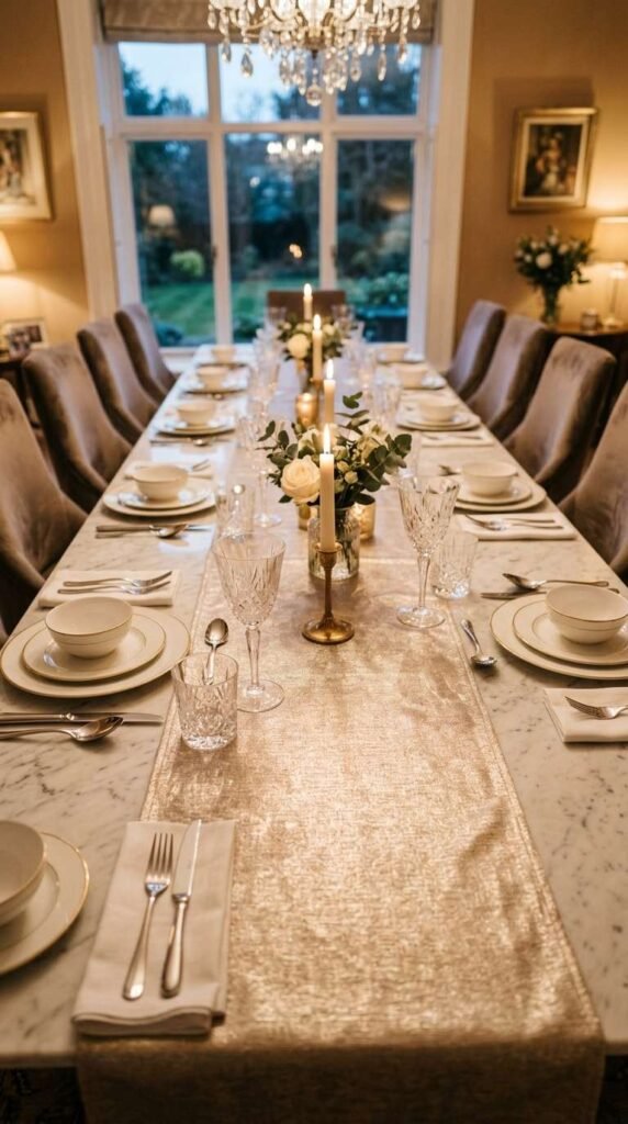 Metallic Table Runner