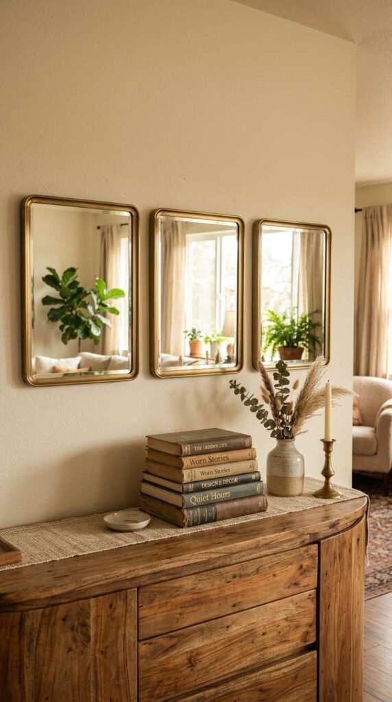 Framed Mirror Trio