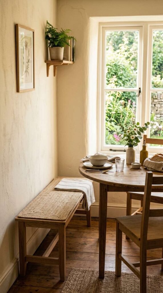 Bench Seating Along One Wall