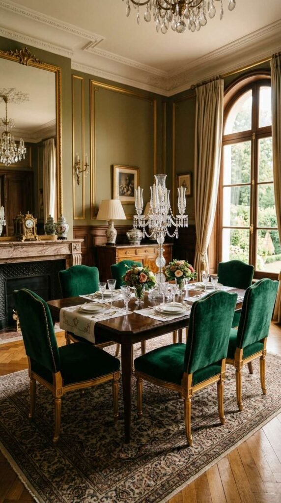 Rich Velvet Dining Chairs