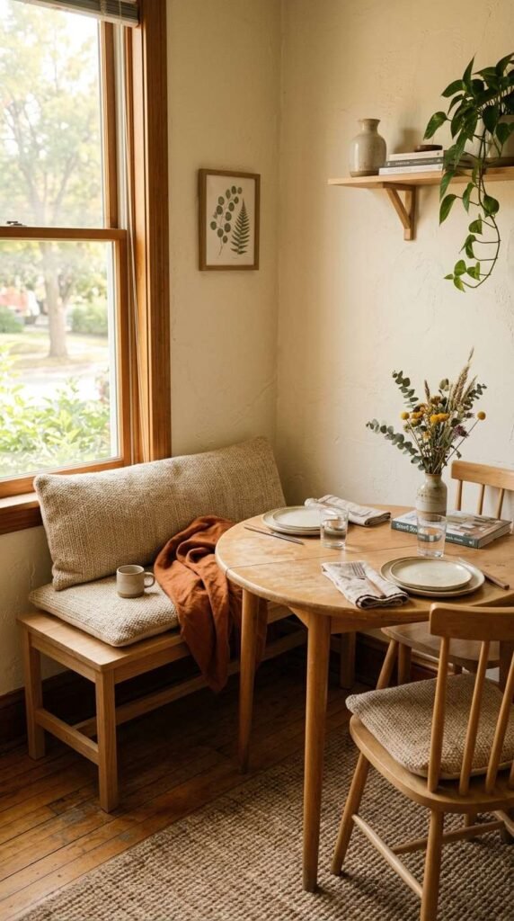 Bench Seating Along One Side