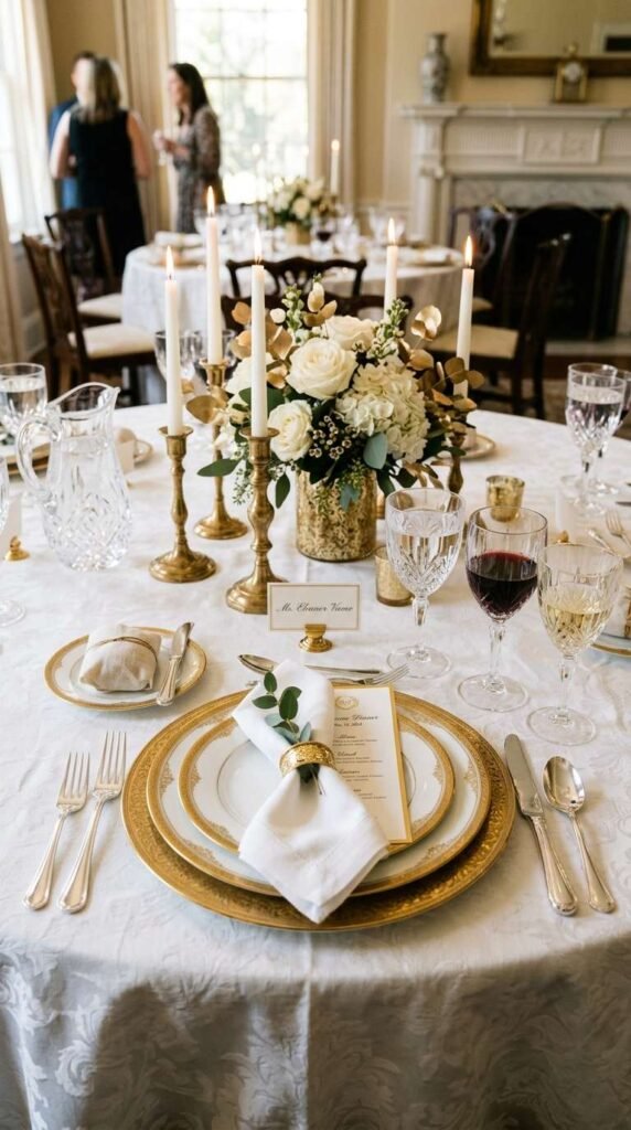 Formal Table Setting with Chargers
