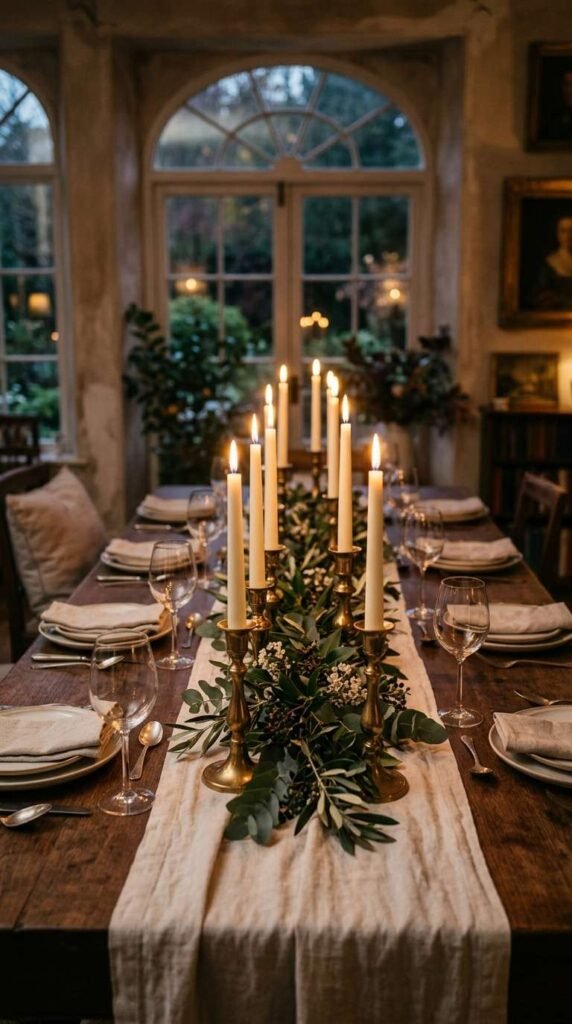 Soft Candlelight and Taper Candles