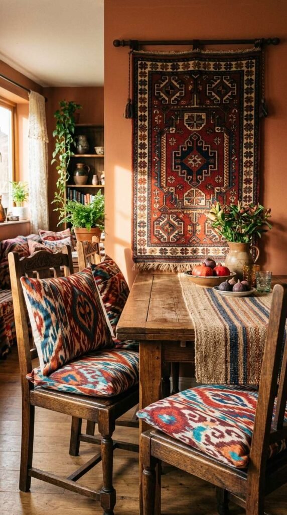 Ikat and Tribal Print Mix