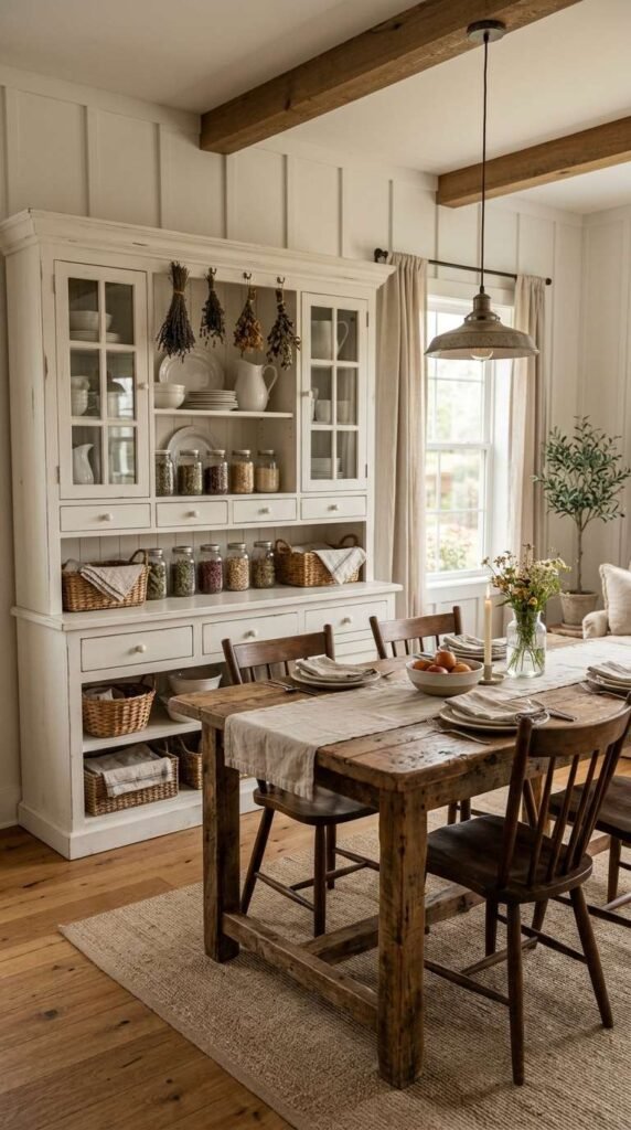  Farmhouse Dining Room Storage Solutions