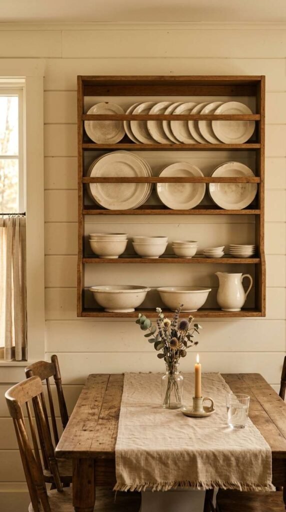 Antique Ironstone Plate Rack