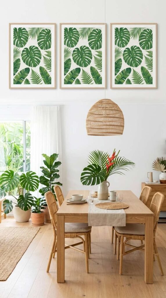 Oversized Botanical Leaf Art