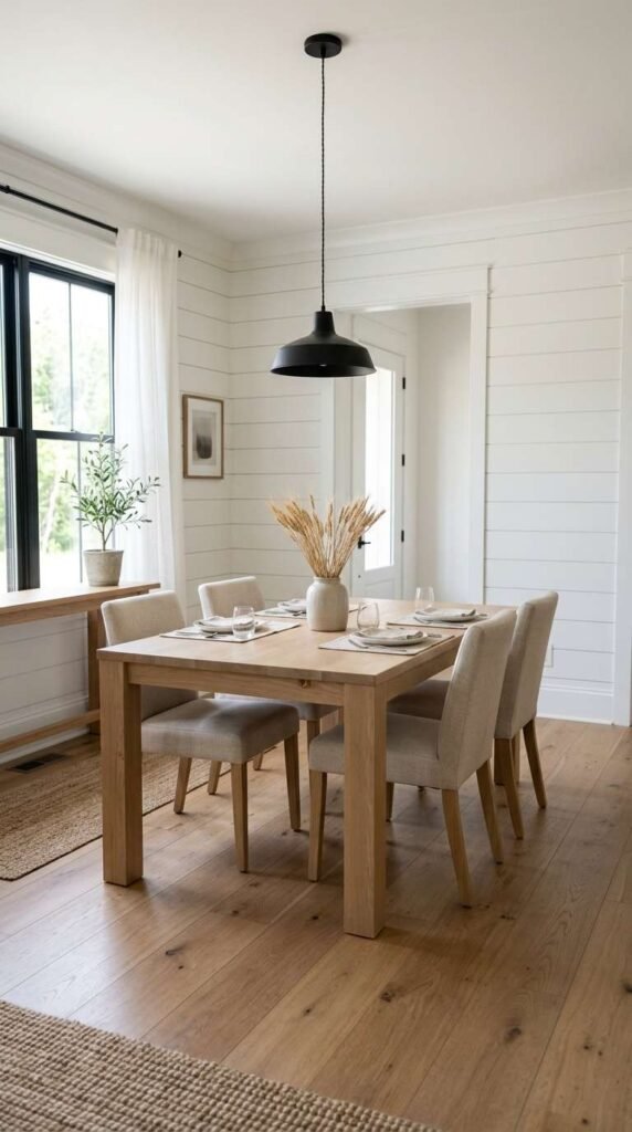 Minimalist Modern Farmhouse Dining