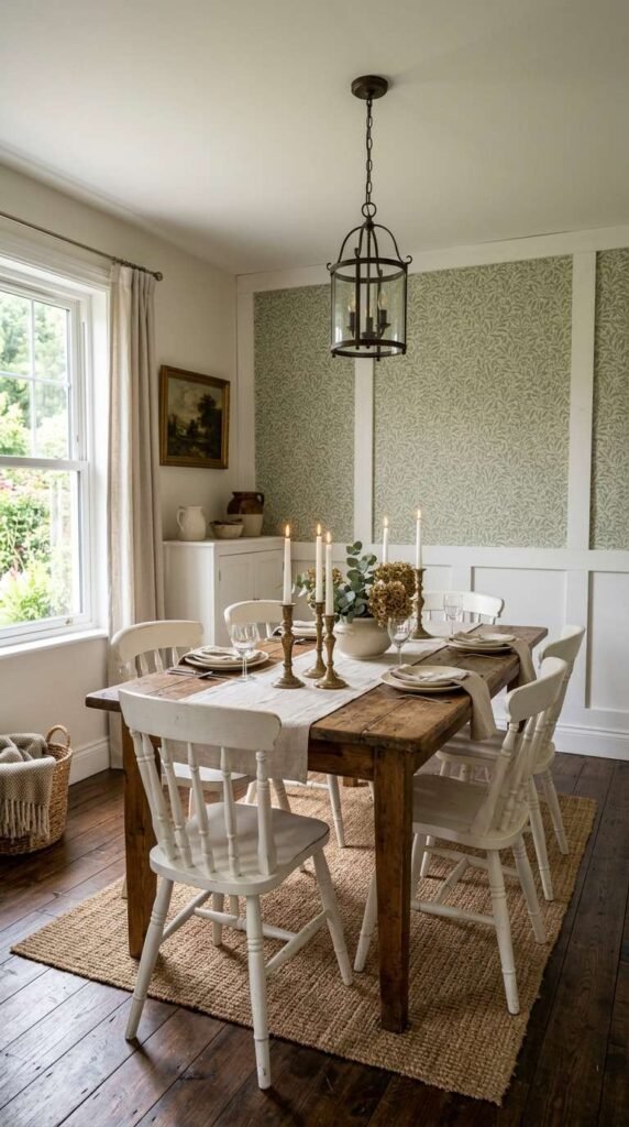 Farmhouse Dining Room Wallpaper Ideas