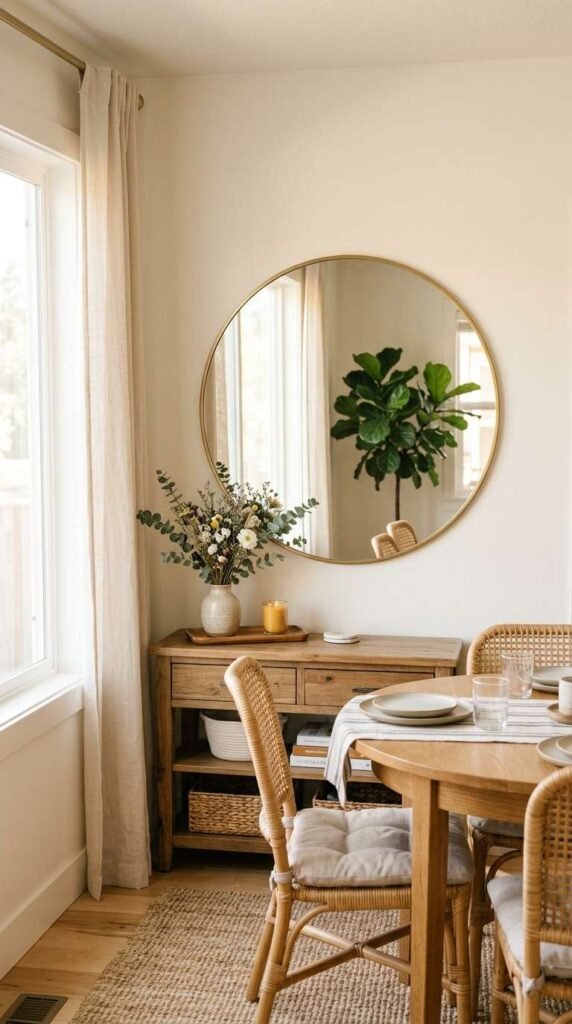 Large Mirror to Expand the Room