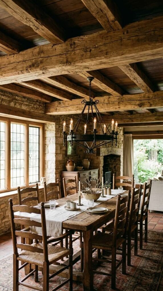 Exposed Wood Beams