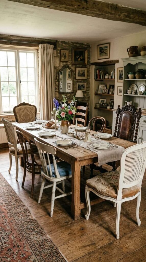 Mismatched Vintage Chairs