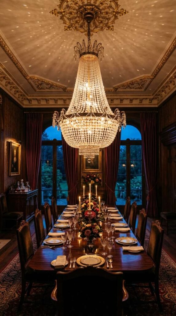 Crystal Chandelier Centerpiece