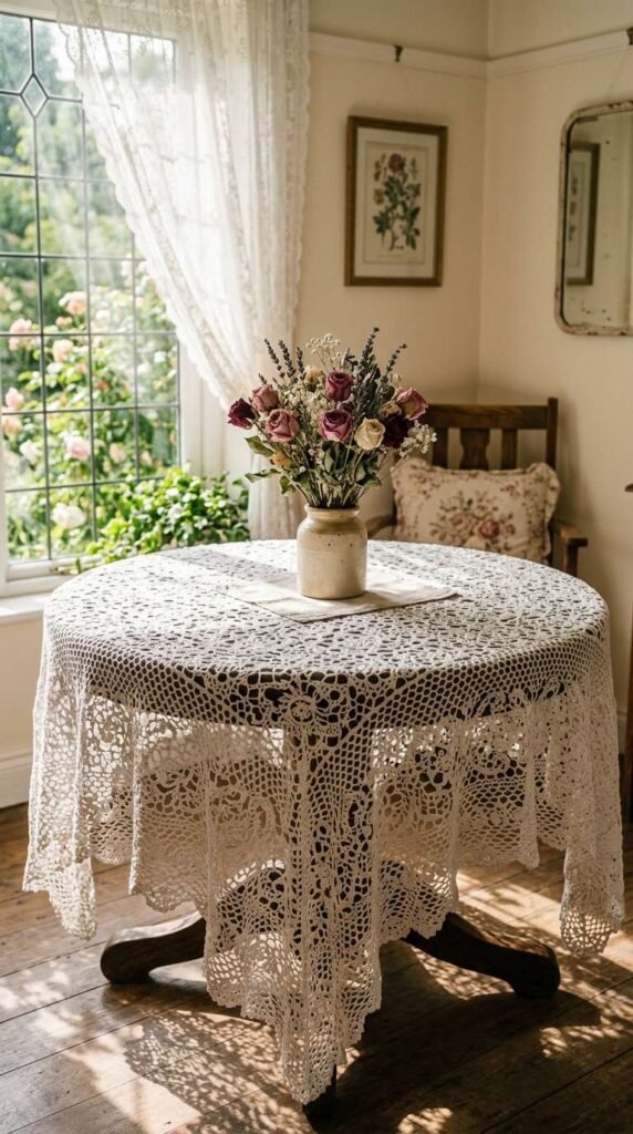 Lace Tablecloth Styling