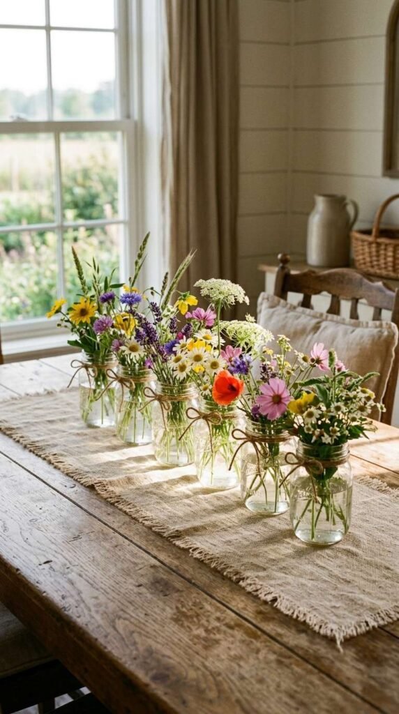 Mason Jar Centerpiece