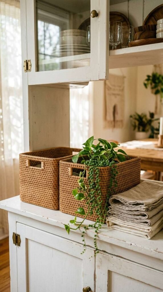 Woven Basket Storage Accents