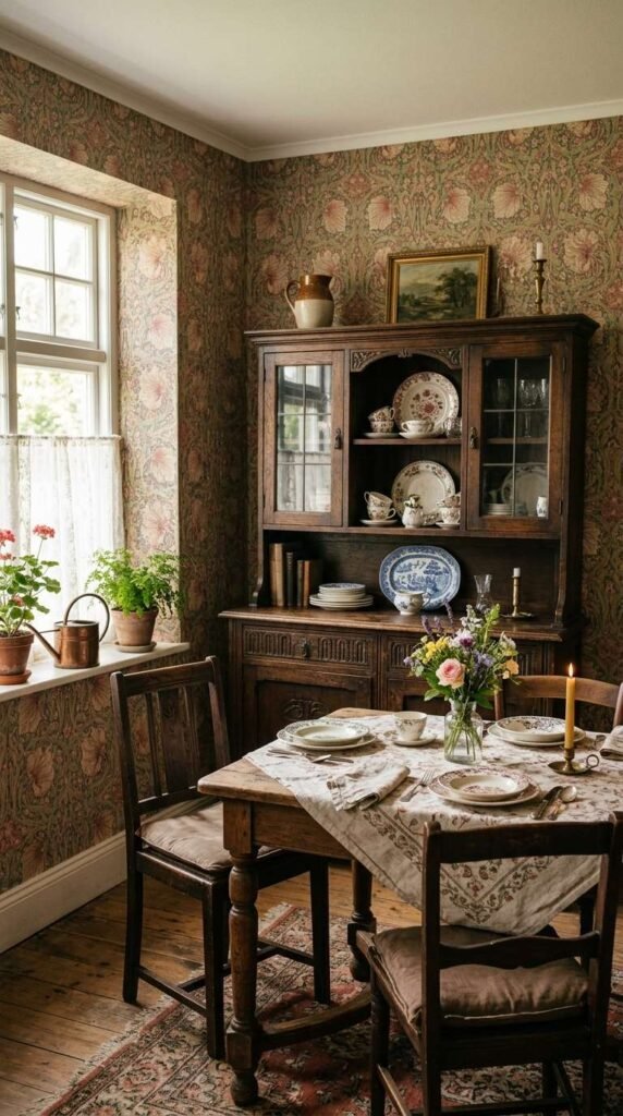 Floral Vintage Wallpaper