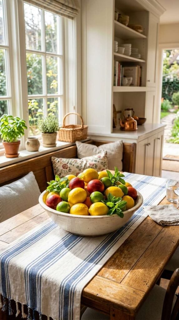Citrus Fruit Bowl Centerpiece