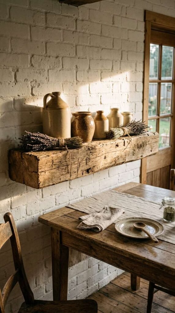 Reclaimed Barn Wood Shelf