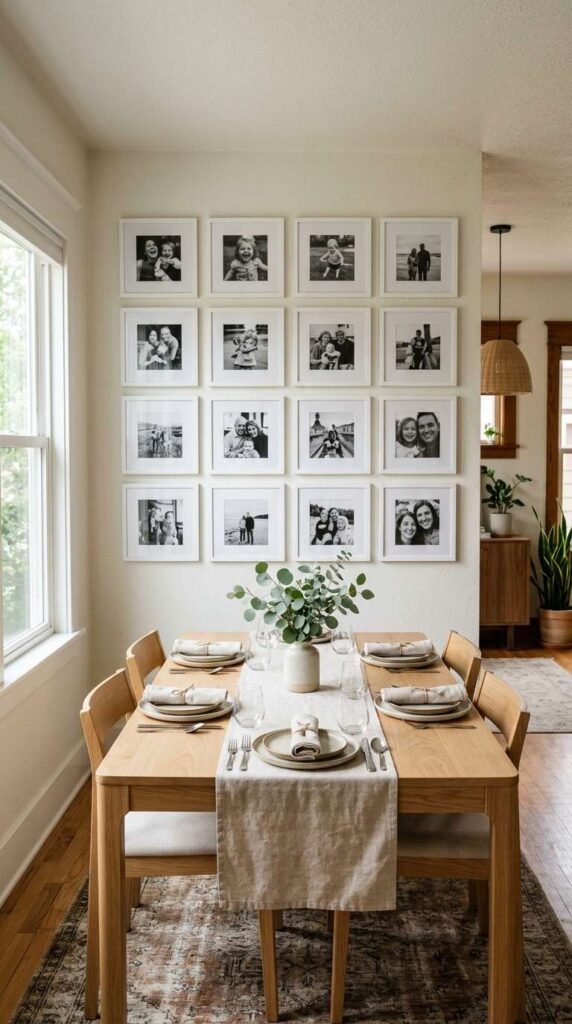 Framed Family Photo Display