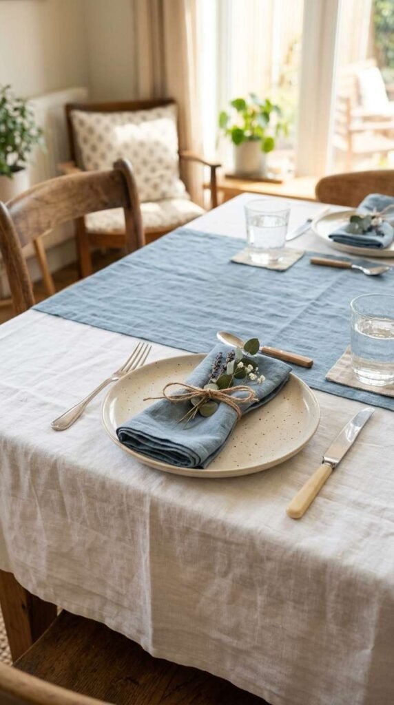 Layered Table Linens