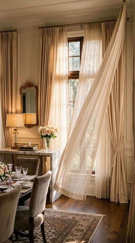 Elegant Drapery and Curtains
