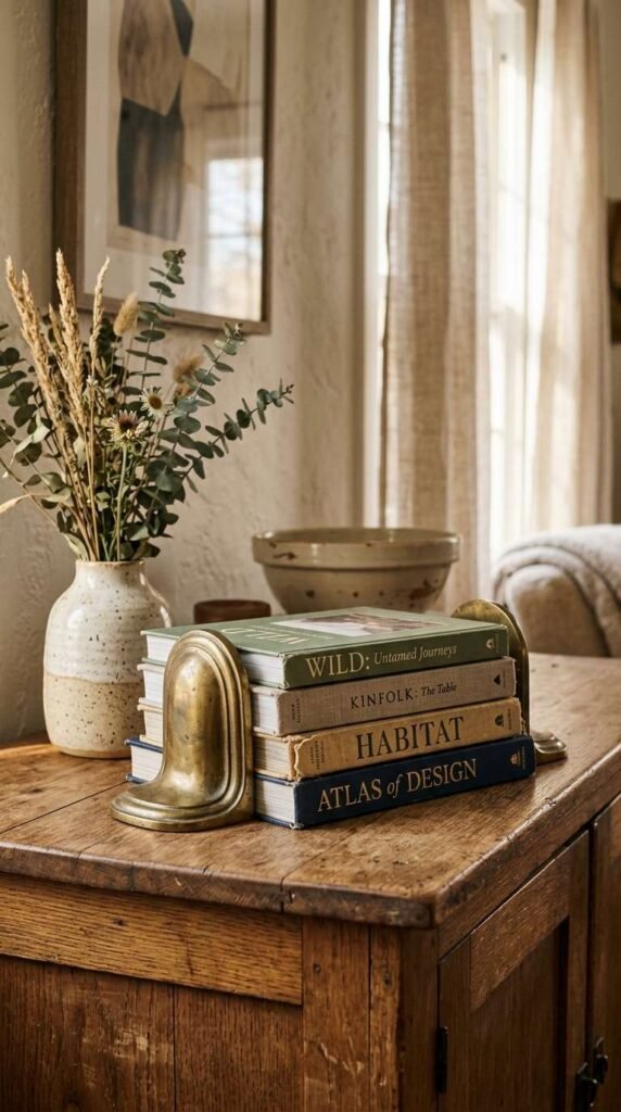 Books and Bookends Styling