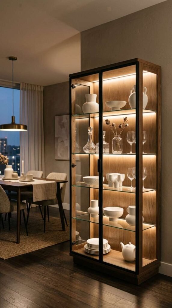 Hutch Lighting with LED Strips