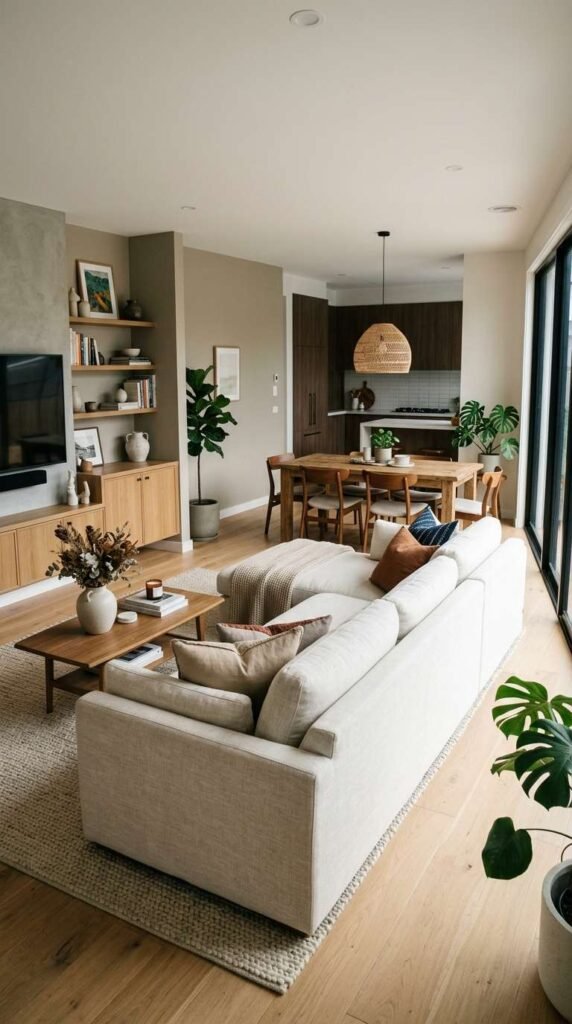 Sofa Placement That Anchors the Living Zone