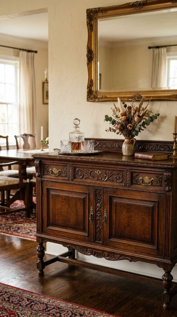 Antique Sideboard Styling