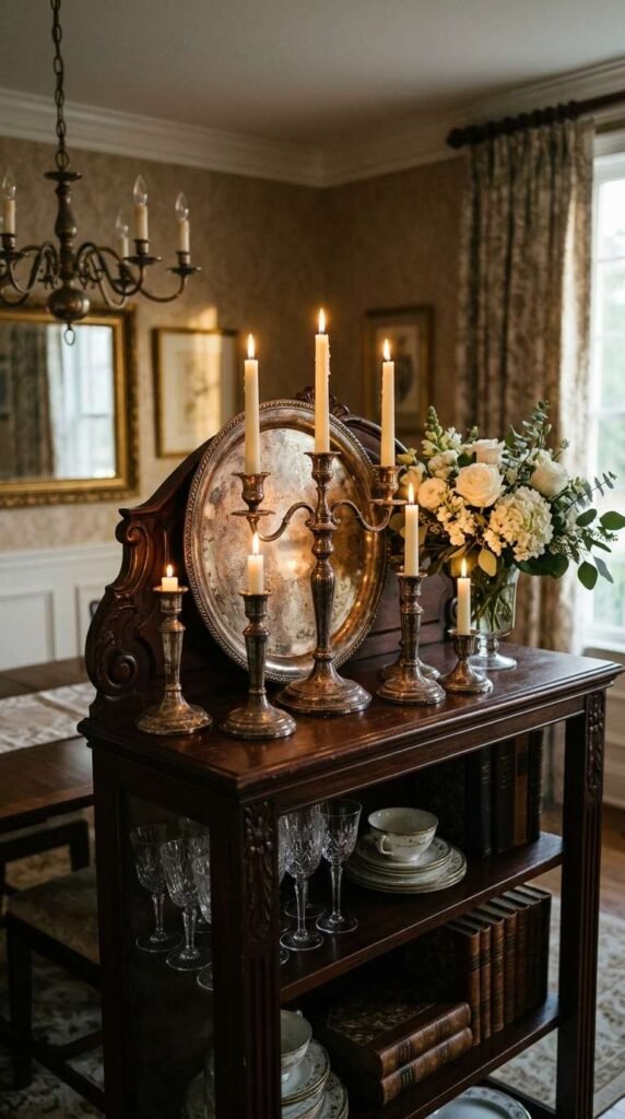 Antique Silver Display