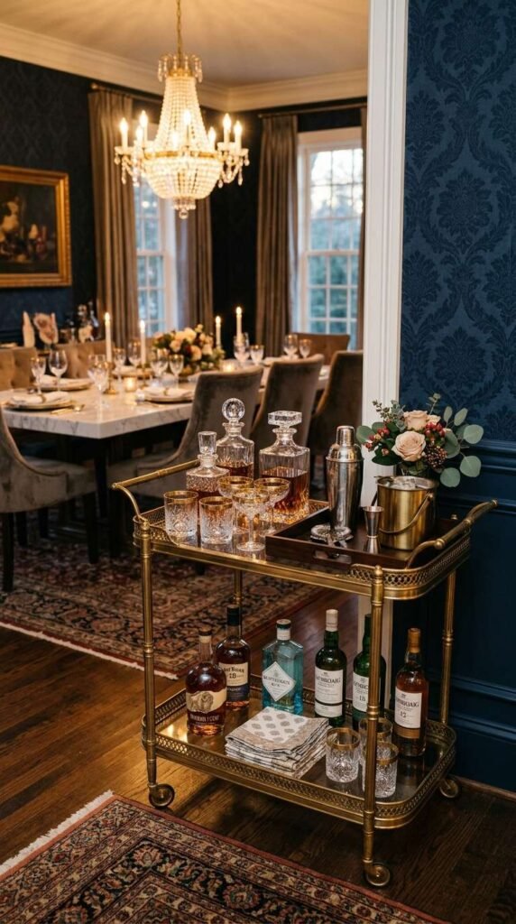 Curated Bar Cart Nook