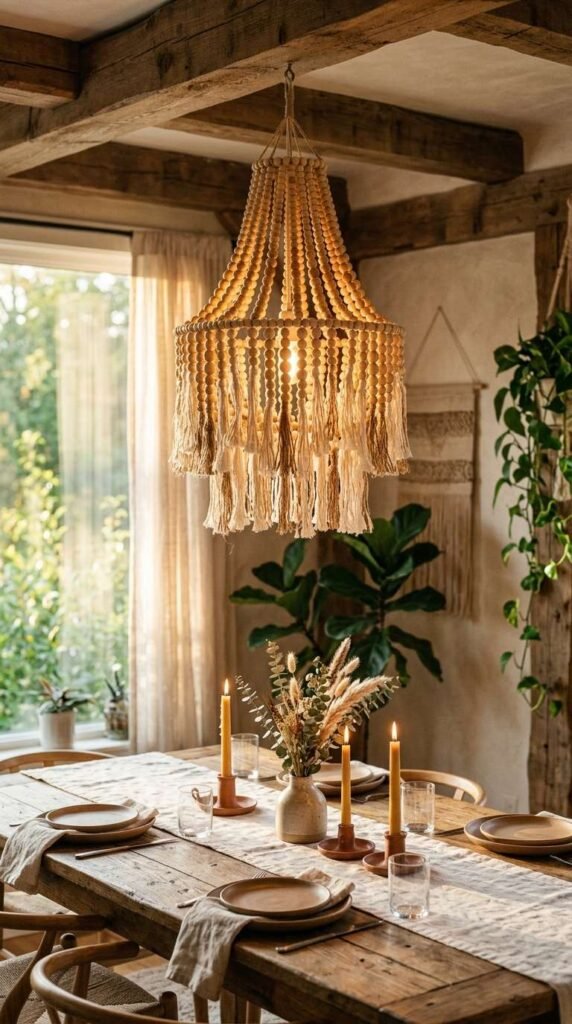 Beaded Bohemian Chandelier