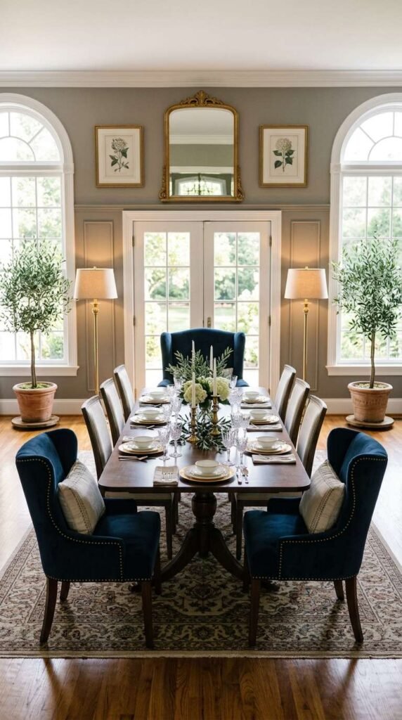 Symmetrical Furniture Arrangement