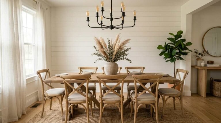 Modern Farmhouse Dining Room Decor Ideas
