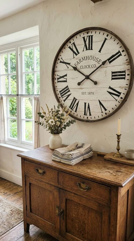 Vintage Farmhouse Clock