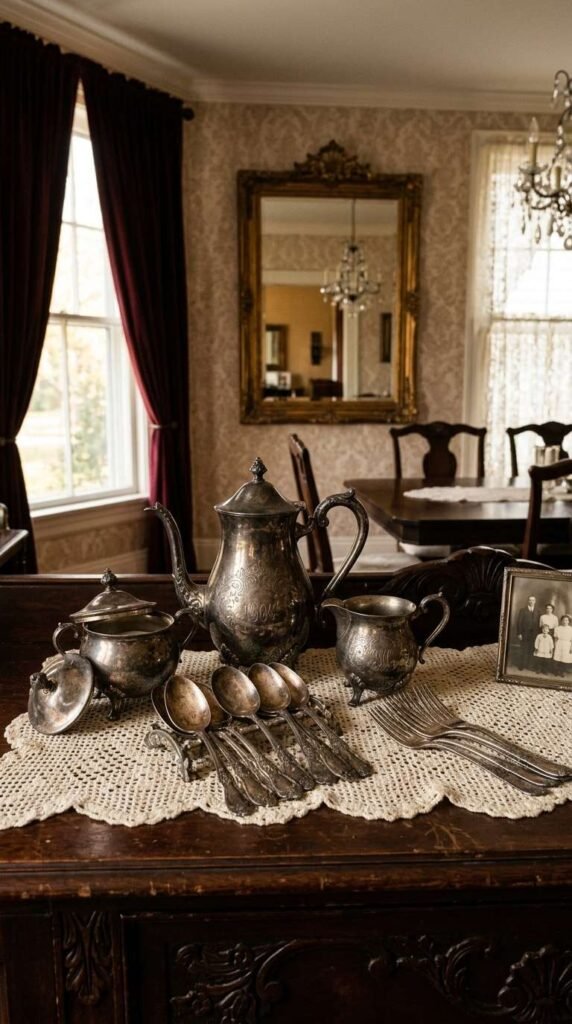 Heirloom Silverware Display