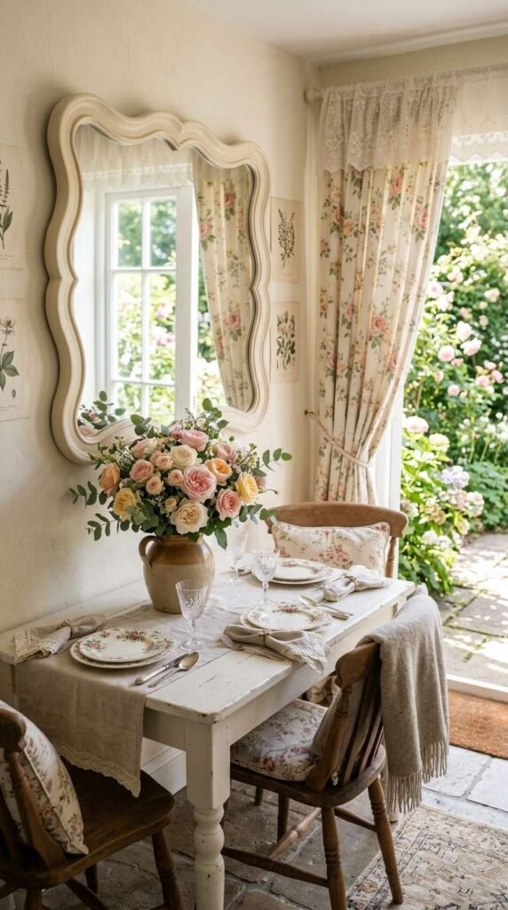 Scalloped Edge Mirror