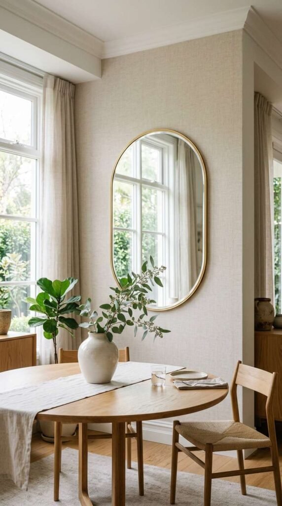 Oval Statement Mirror