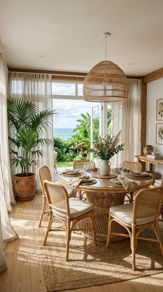 Outdoor-Inspired Dining Room Decor