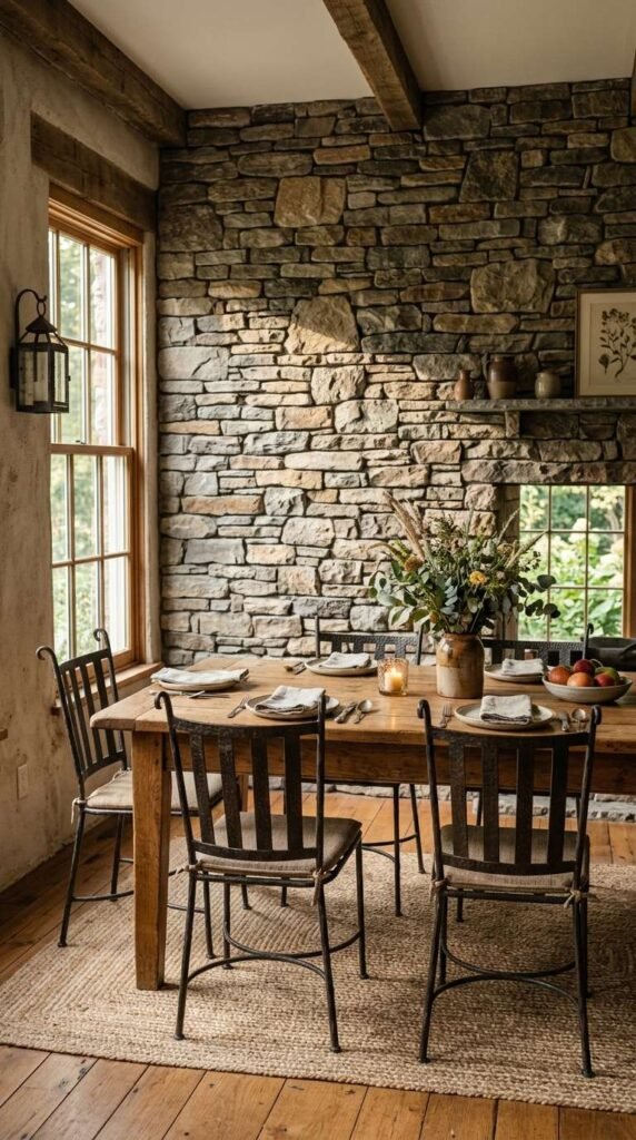 Stone or Brick Accent Wall