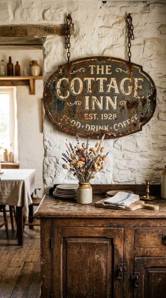 Vintage Metal Signage