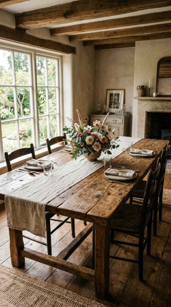 Reclaimed Wood Farmhouse Table