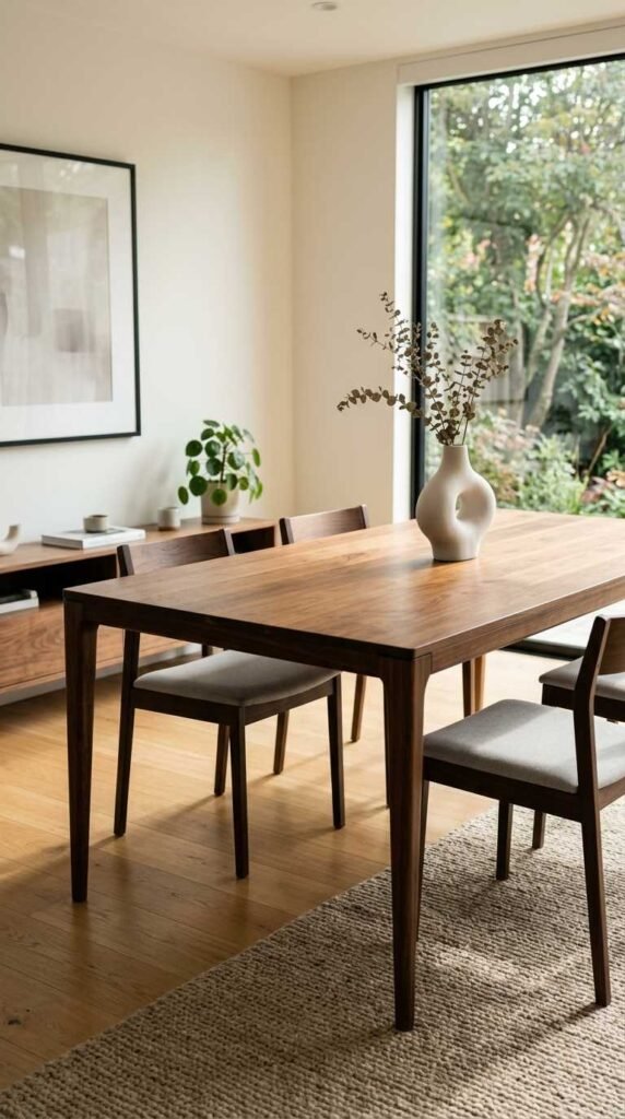 A Minimalist Wood Table