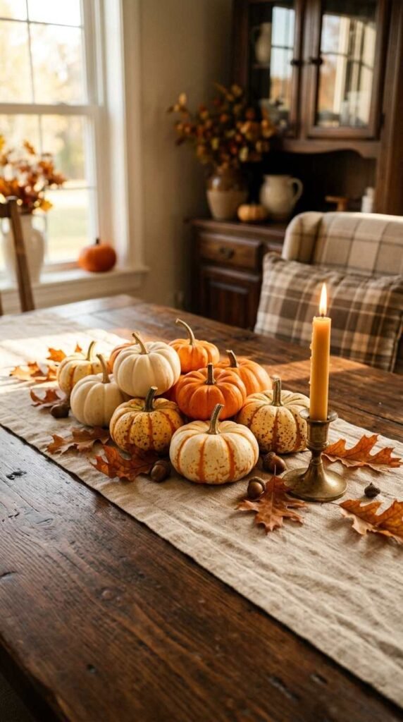 Pumpkin Centerpiece Display