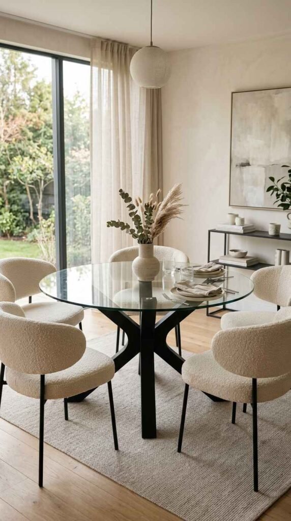 A Glass Top Table