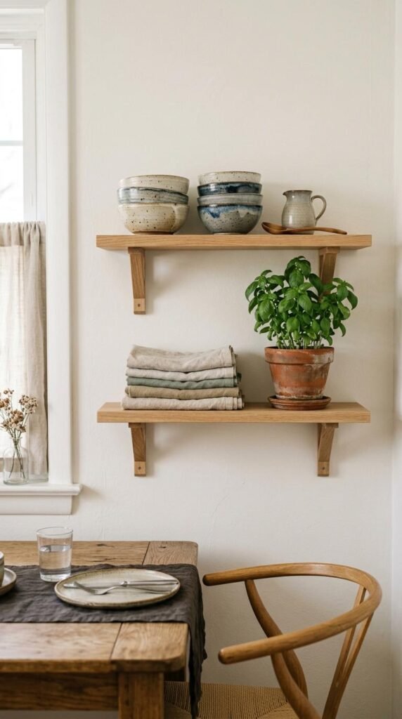 Open Shelving Display