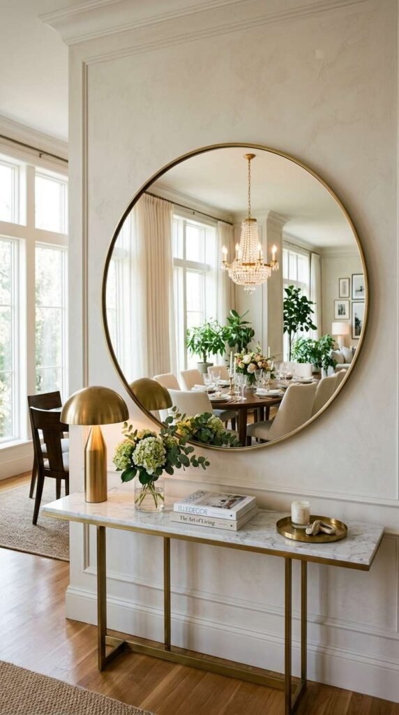 Oversized Round Mirror