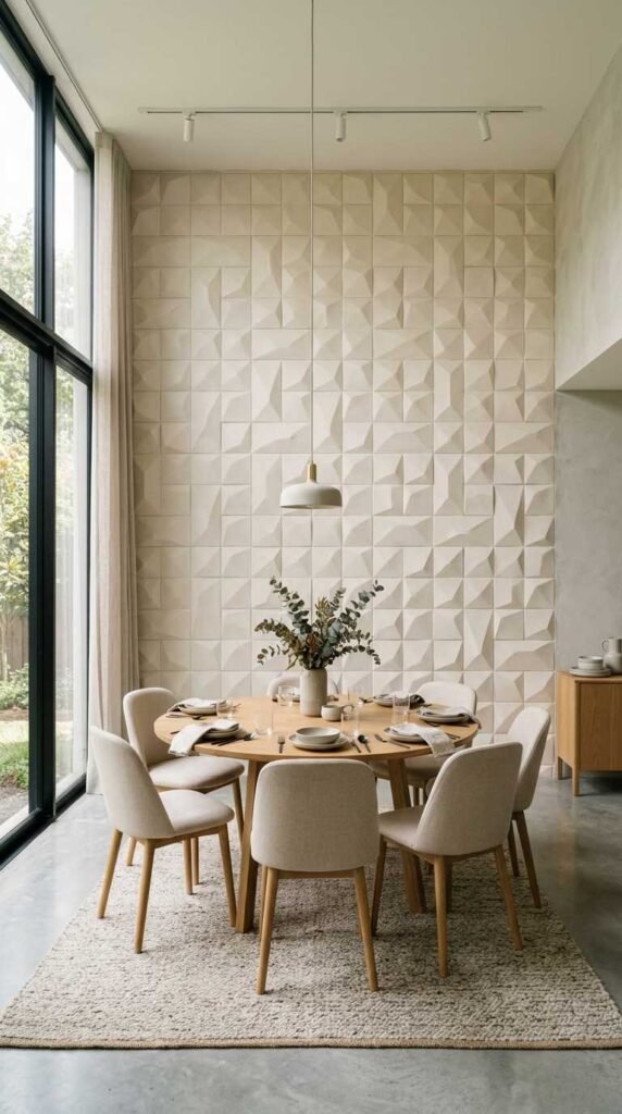 3D Wall Tile Feature